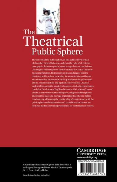 The Theatrical Public Sphere