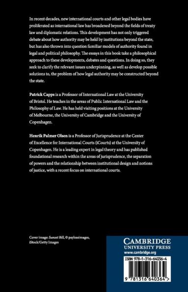 Legal Authority beyond the State