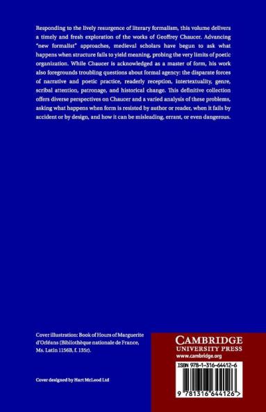 Chaucer and the Subversion of Form