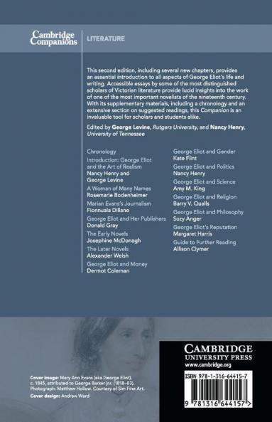 The Cambridge Companion to George Eliot