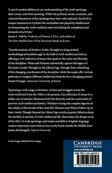 Arabic Thought against the Authoritarian Age