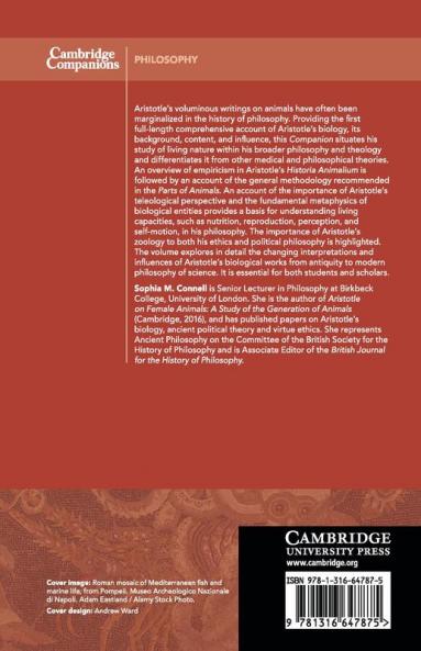 The Cambridge Companion to Aristotle's Biology