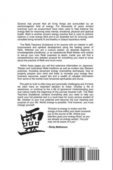 The Reiki Teachers Guidebook