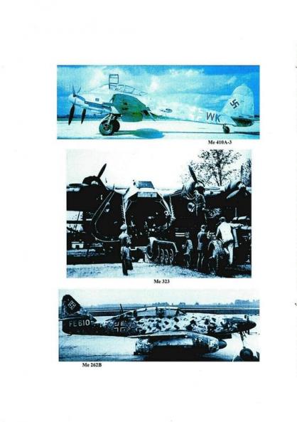 Kites Birds & Stuff  -  Aircraft of GERMANY  -  MESSERSCHMITT Aircraft