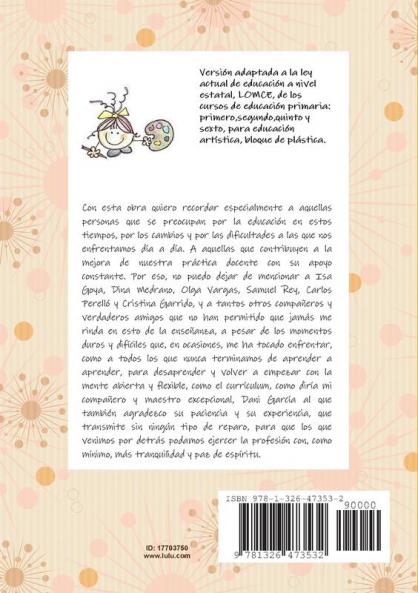 Programación de plástica en inglés para primer y tercer ciclo de primaria versión LOMCE.