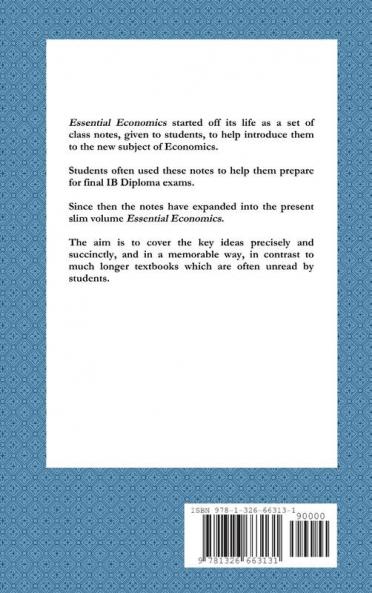 Essential Economics For the IB Diploma and A level