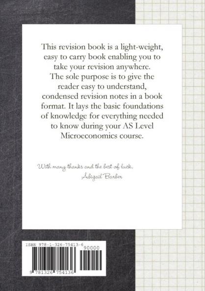 AS Level Microeconomics Revision Book