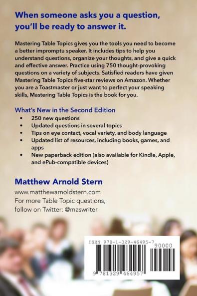 Mastering Table Topics