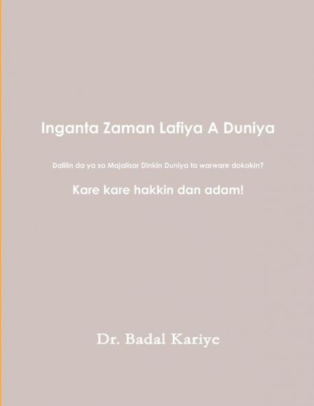 Inganta Zaman Lafiya A Duniya