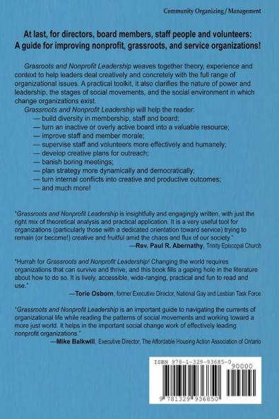 Grassroots and Nonprofit Leadership