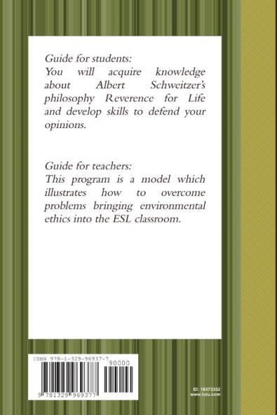 Environmental Ethics in the ESL Classroom