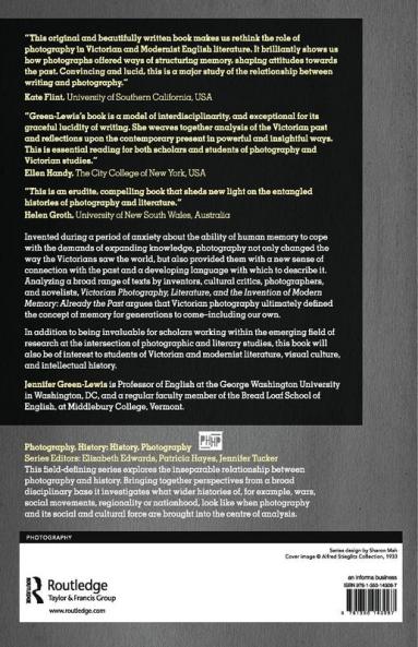 Victorian Photography Literature and the Invention of Modern Memory
