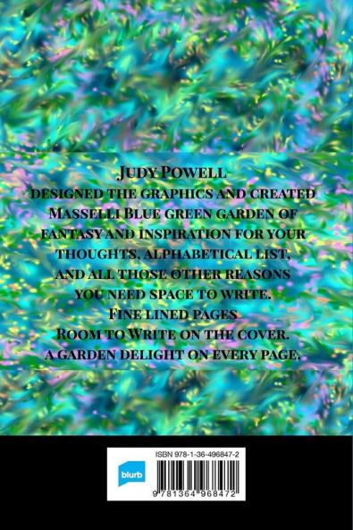 The Alphabet Journal - Masselli Blue