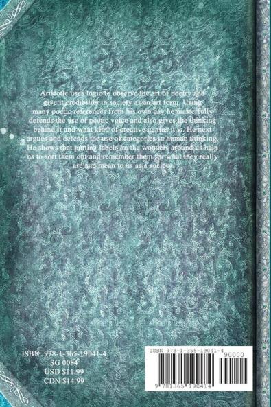 On the Art of Poetry & The Categories
