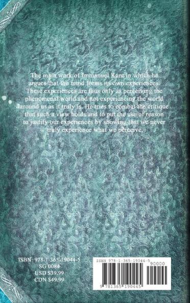 The Critique of Pure Reason