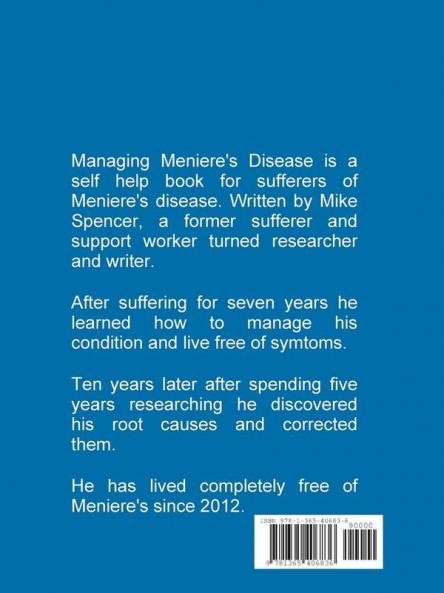 Managing Meniere's Disease