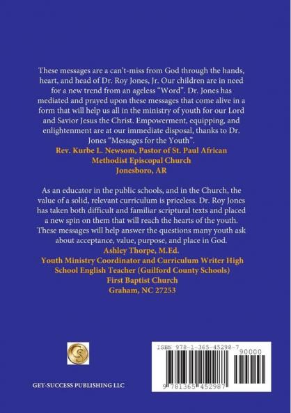 MESSAGES FOR THE YOUTH  TEENS  and YOUNG ADULTS