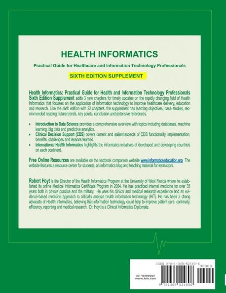 Health Informatics Sixth Edition Supplement