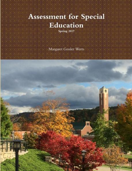 Assessment for Special Education