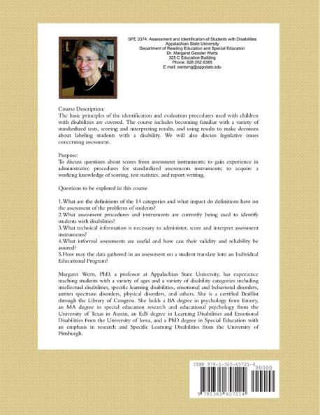 Assessment for Special Education