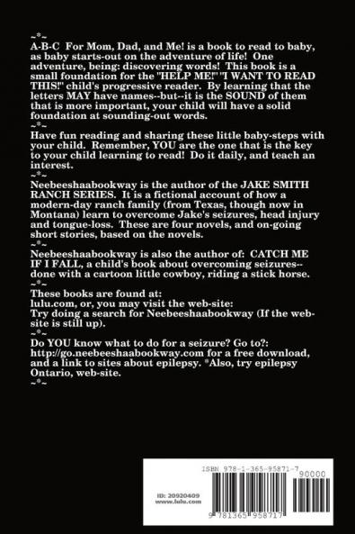 My A-B-C   FOR MOM DAD AND ME!