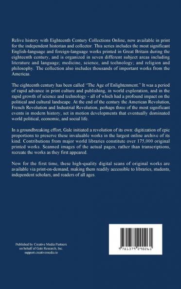 Bombay Church: Or a True Account of the Building and Finishing the English Church at Bombay in the East Indies; With a List of the Benefactions ... Year it was Begun 1715 ... By Richard Cobbe