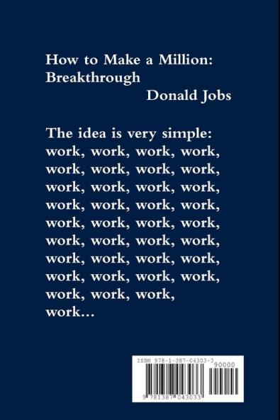 How to Make a Million