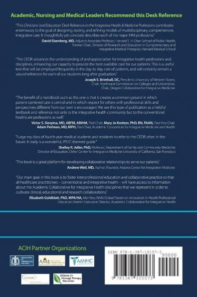 Clinicians' & Educators' Desk Reference on the Integrative Health & Medicine Professions