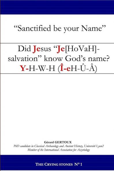 Did Jesus Je[hovah]-salvation know God's name?