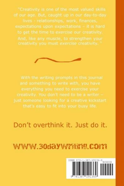 30 day writing challenge journal