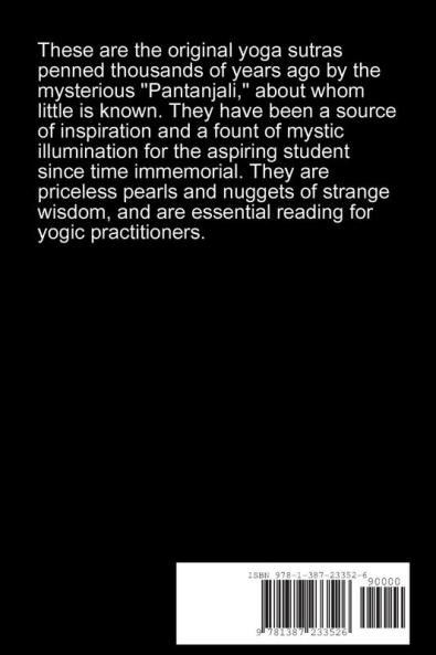The Yoga Sutras of Pantanjali