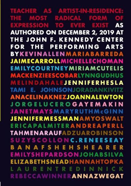 Teacher As Artist-in-Residence