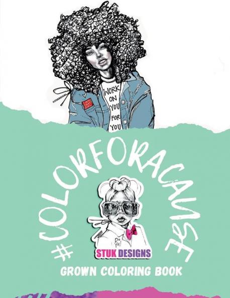 STUK Designs Grown Coloring Book