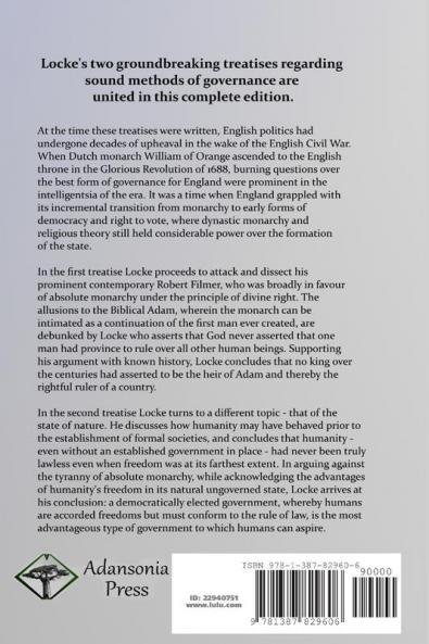 The First and Second Treatises of Government