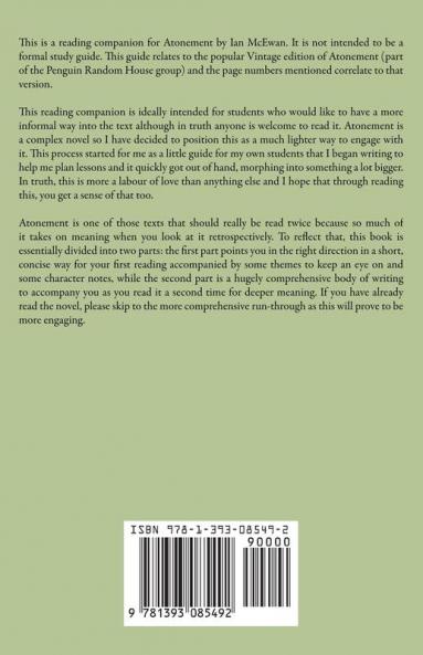Life as Fiction - A Companion to Atonement by Ian McEwan