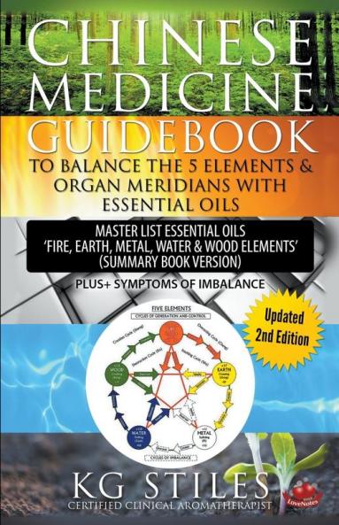 Chinese Medicine Guidebook Balance the 5 Elements & Organ Meridians with Essential Oils (Summary Book Version)