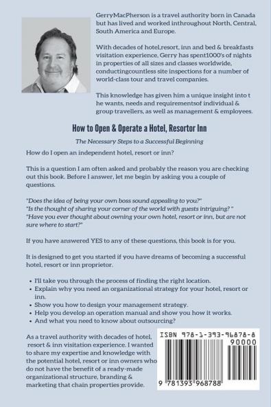 How to Open & Operate A Hotel Resort or Inn