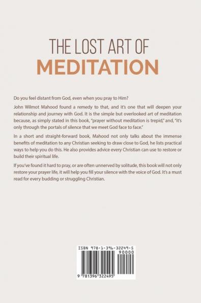 The Lost Art of Meditation