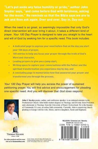Your 100 Day Prayer