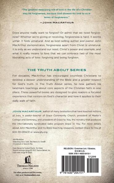 TRUTH ABOUT FORGIVENESS