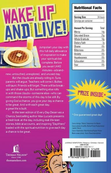 Every Day Deserves a Chance - Teen Edition
