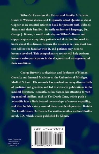 Wilson's Disase for the Patient and Family