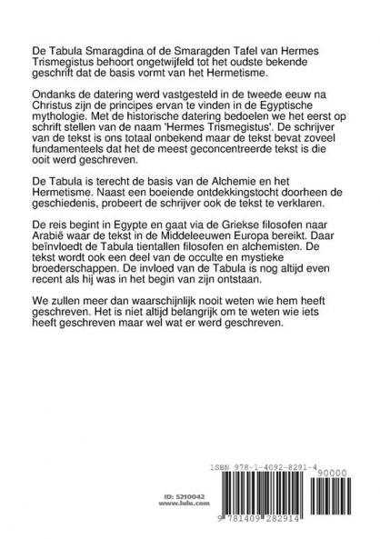 Geheim Egypte - HermesTrismegistus en de Tabula Smaragdina