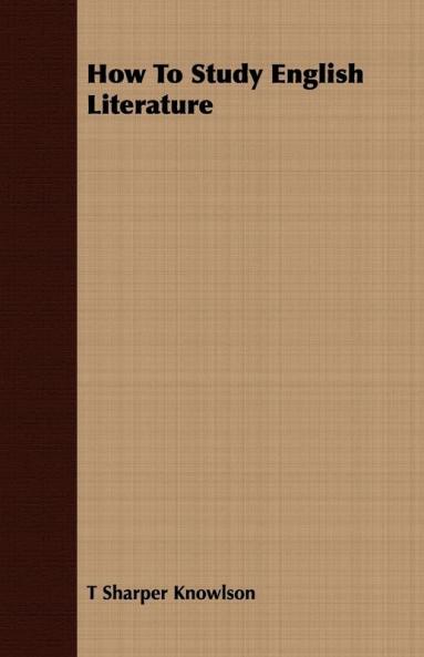How to Study English Literature
