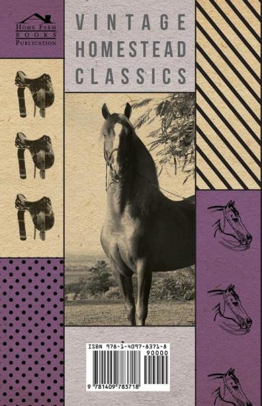 Art Of Taming Horses; With The Substance Of The Lectures At The Round House And Additional Chapters On Horsemanship And Hunting For The Young And Timid.
