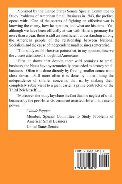 The Fate of Small Business in Nazi Germany