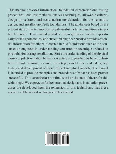 Design of Pile Foundations