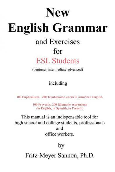 New English Grammar for Esl Students