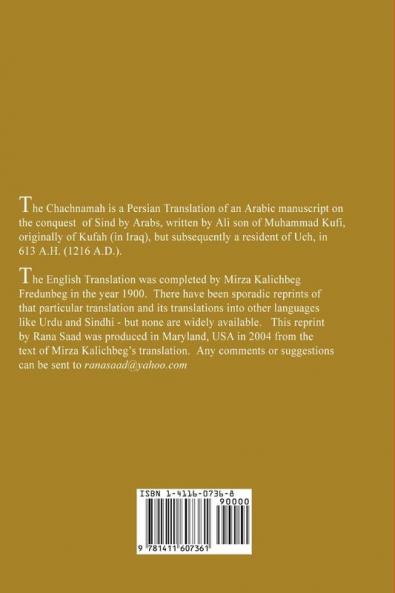 The Chachnamah - An Ancient History of Sind