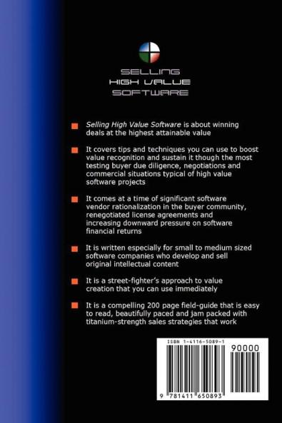 Selling High Value Software